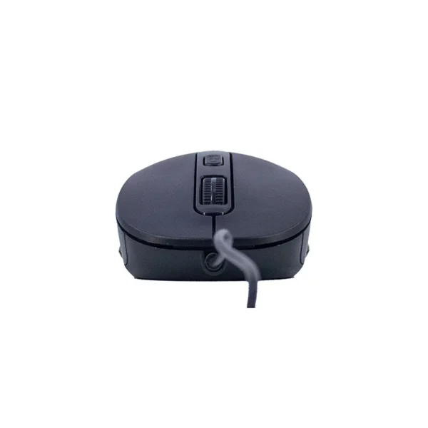 Mouse óptico TEROS TE-1229S, USB, 4 botones, negro