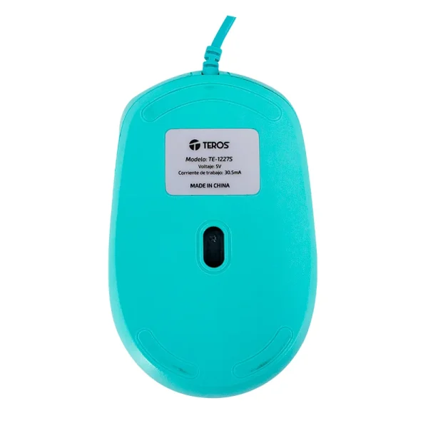 mscgnte1227s_4.webp Mouse óptico TEROS TE-1227S, 800-1200-1600 DPI, USB, 4 botones, color verde