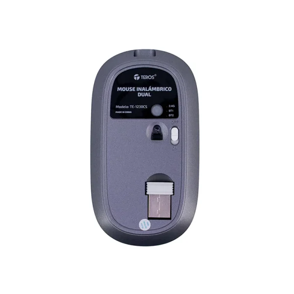 mswbkte1230cs_2.webp Mouse inalámbrico dual TEROS TE-1230CS, 3 botones, 1200DPI