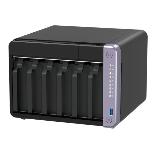 Servidor NAS QNAP TS-632X-4G, ARM AL524 4C/2GHz, 4GB RAM SODIMM, Bahias: 6x3.5 SATA