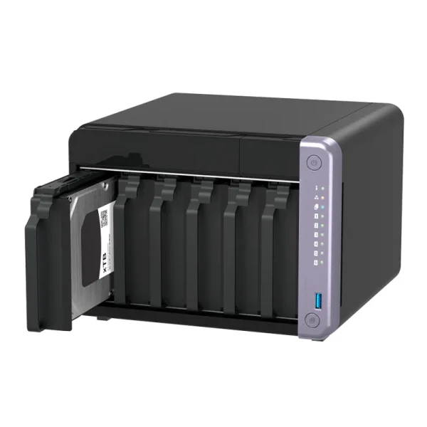 Servidor NAS QNAP TS-632X-4G, ARM AL524 4C/2GHz, 4GB RAM SODIMM, Bahias: 6x3.5 SATA