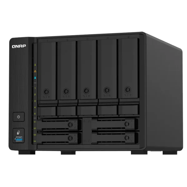 Servidor NAS QNAP TS-932PX-4G ARM Cortex-A57 4C/1.7GHz 4GB DDR4 Bahias: 5x3.5 +4x2.5 SATA