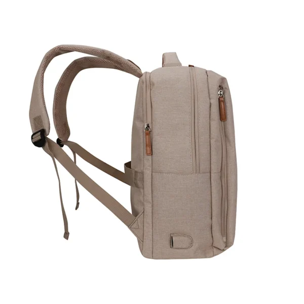 nbackte9046bg_3.webp Backpack Teros City III TE-9046BG, para Notebooks de hasta 15.6 , Color Beige