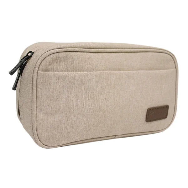 nbacte9015bg.webp Cartuchera / Estuche / Organizador / Portacables TEROS TE-ACS9015, beige