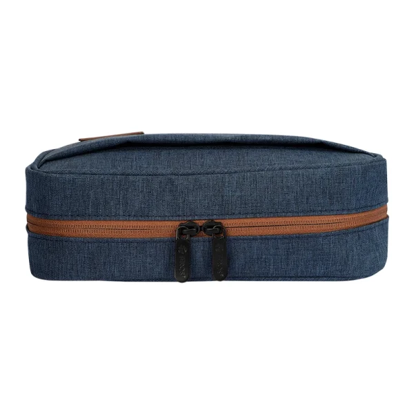 Cartuchera / Estuche / Organizador / Portacables TEROS TE-ACS9017DB, azul marino