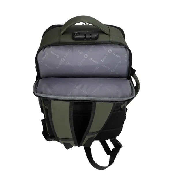 Backpack TEROS Travel TE-9040DG, Para Notebooks de hasta 15.6 , Color Verde