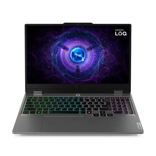 Notebook Gaming Lenovo LOQ 15IAX9, 15.6 FHD IPS, Core i5-12450HX hasta 4.4GHz, 16GB DDR5
