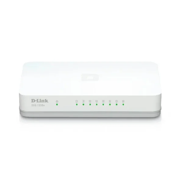 nwdldgs1008a.webp Switch D-Link DGS-1008A, 8 RJ-45 10/100/1000 Mbps, MDI/MDIX, CSMA/CD.