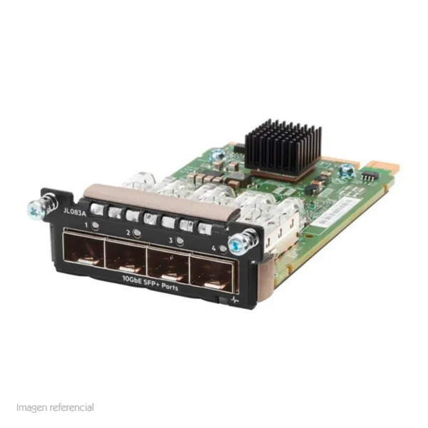 nwhpejl083a.webp HPE 3810M Aruba (JL083A), 4 SFP+, velocidad de transferencia 10 Gbps.