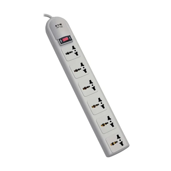 Tripp Lite series Protector contra sobretensiones con 6 tomacorrientes universales de 230V