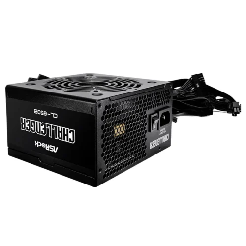 Fuente de alimentación Asrock, 650W, ATX, 80 Plus Bronze.