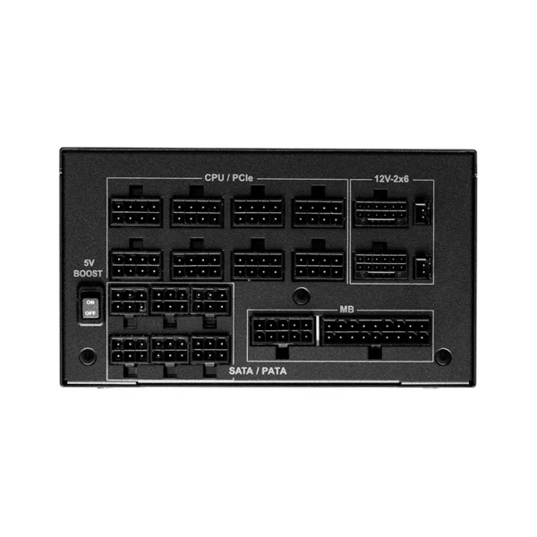 Fuente de alimentación Asrock, PG-1600G, 1600W, ATX, 80 Plus Gold.