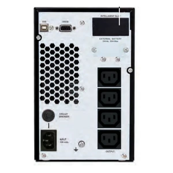 UPS CDP UPO11-1i Online 1000VA / 900W, 230V, USB, RS232, 3-Salidas IEC-C13/14.