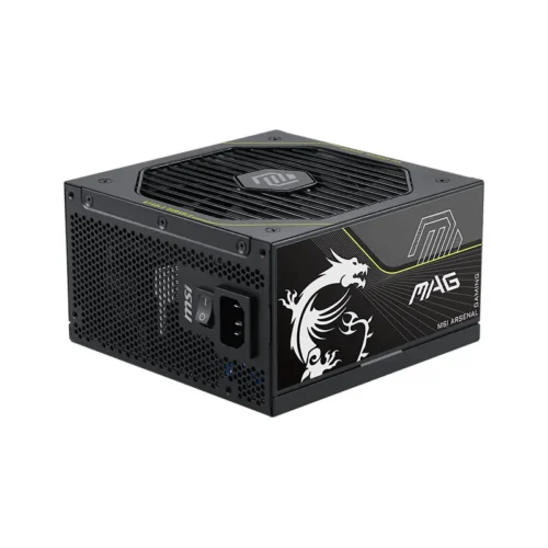 psmsa1200plspc5.webp Fuente de alimentación MSI MAG A1200PLS PCIE5, 1200W, 80 PLUS Platinum, Formato ATX.