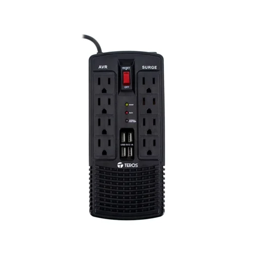 Estabilizador de voltaje TEROS TE-7180 AVR1200VA / 600W 184-276 VAC