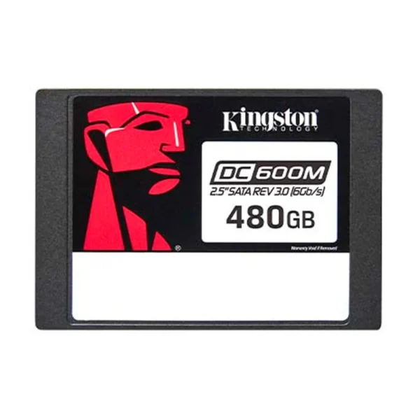 ssdktdc600m480.webp Unidad en estado solido Kingston DC600M 480GB, SATA Rev. 3.0 (6Gb/seg), 2.5
