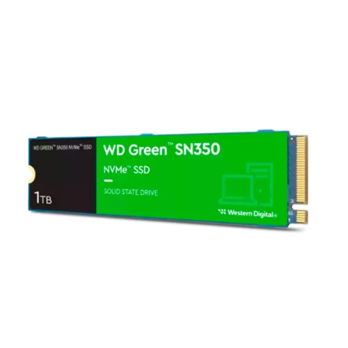 ssdwds100t2g0c.webp Unidad en estado solido WD Green SN350 NVMe 1TB M.2 2280, PCIe Gen3 x4 NVMe v1.3