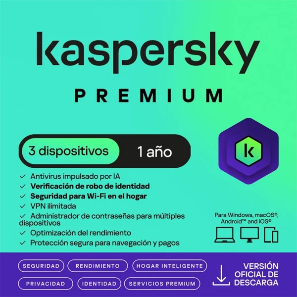 swkl1047ddcfs1.webp Antivirus Kaspersky Premium, para 3 PCs, Lic 1 año, Producto Virtual.