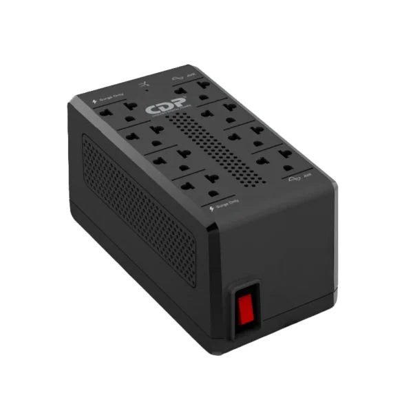 upsravr1008i.webp Estabilizador automatico de voltaje con supresion de picos CDP RAVR1008i, 1000VA/500Watts