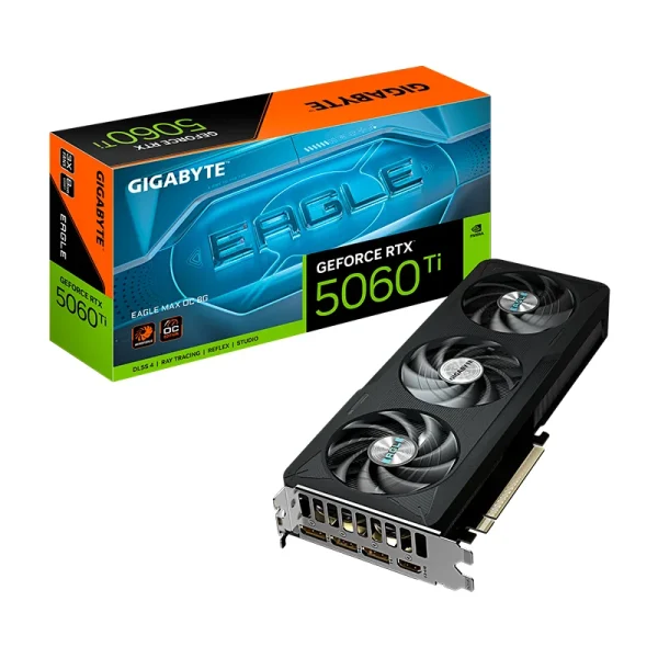 vd8ggbrtx506tem.webp Tarjeta de video GIGABYTE GeForce RTX 5060 Ti EAGLE MAX OC 8G, 8 GB GDDR7, PCIe 5.0